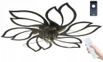 Laeventilaator-lamp LED, kaugjuhtimine, 72W, FLOWER