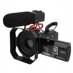 Videokaamera 5K HD WIFI 3-tolline puuteekraan, 18x suum X4