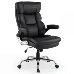 Ergonoomiline kontoritool k&auml;etugedega, must