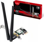 Traadita v&otilde;rgukaart Cudy WE3000 AX200, WiFi 6, Bluetooth 5.0, PCIe