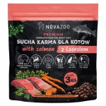 NOVAZOO PREMIUM kuivtoit kassidele l&otilde;hega, 3 kg, 61% liha