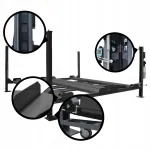 Autode t&otilde;stuk, neljapostiline, mobiilne, 2 autole, 4200 kg, ETGE-4200D