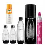 SodaStream Terra must veegasiseade, 3 pudelit, Mirinda, CO2 gaasikassett