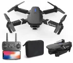 Kokkupandav droon E88 Pro kahe kaameraga, WiFi FPV algajatele
