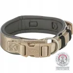 Koera krae Trixie Premium, liivakarva/grafiidi, L-XL, 53-62 cm, 50 mm