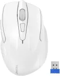 Traadita hiir arvutile, 2600 DPI, USB 2.4 GHz, valge