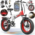 Kokkupandav elektriline jalgratas ZAZAWORK CF1000, 20 Ah, 1500 W, 45 km/h, 120 km, 20"