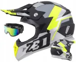 Motorratturi kiiver ZED X1 prillidega, suurus L (51&ndash;52 cm), sertifitseeritud