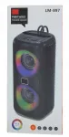 Kaasaskantav Bluetooth k&otilde;lar LM-897 LED RGB valgustuse ja FM raadioga, 10 W