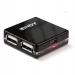 Lindy Mini USB jagaja, 4 liidest, USB 2.0