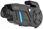 Motorratta videoregistraator EJEAS K1 2K, IP67, BT5.1, 1000 m interkomiga