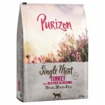 Purizon Single Meat kuiv koeratoit kalkuniliha ja nurmenuku&otilde;itega, 2,5 kg
