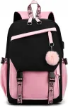 Himawari koolikott, must/roosa, 26 l, mitmeosaline