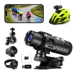Veekindel mootorratta spordikaamera 120&deg;, 1080P HD, WiFi, 64GB kaart