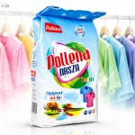 Pesupulber POLLENA v&auml;rvilistele riietele, 3 kg, ilma fosfaatideta, 44 pesukorda