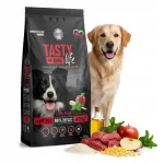 BIOFEED Tasty Dogs Life kuivatatud koeratoit veiselihaga, M&L, 12 kg