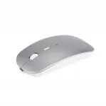 Juhtmevaba hiir Bluetooth ja 2.4G, &otilde;huke, vaikne, hall, s&uuml;learvutile