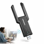 Juhtmevaba v&otilde;rgukaart AX5400M, USB, 5400 Mbps, 6 GHz, antennidega