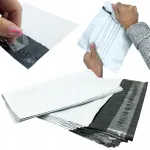 Saadetiste &uuml;mbrikud Foliopak, valged, 540 x 700 mm, 55 mikronit, 50 tk.