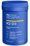 Toidulisand FORMEDS BIOCAPS Vitamiin K2 MK-7 natto D3 2000, 60 kapslit