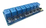 Relee 5V, 8-kanaline moodul, 10A, E01N, sobib AVR, Arduino, ARM-le