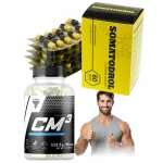 Toidulisand SOMATODROL HGH taastumiseks, 30 kapslit, 3 blisterit, CM3 90 kapslit, kreatiin, &otilde;unad