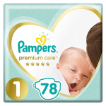 M&auml;hkmed Pampers Premium Care suurus 1, 78 tk