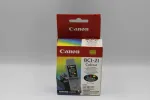 Canon BCI-21C 3-v&auml;rviline tindikassett originaal