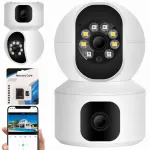 Sise-WiFi IP kaamera kahe objektiiviga, 3MP lastele j&auml;lgimiseks