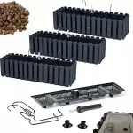 R&otilde;du lillepott DDEF600W, 3 tk, koos 3 l kermikuga