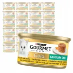 M&auml;rg kanaliha- ja porgandipa&scaron;tet kassidele GOURMET GOLD, 24 x 85 g