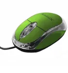 USB juhtmega optiline hiir, roheline