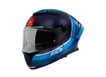 Motorrattakiiver MT THUNDER 4 SV R25 C7, sinine, integreeritud