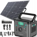 Kaasaskantav aku 300W 60000mAh p&auml;ikesepaneeliga QC3.0 Type-C PD65W+100WSOLAR
