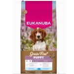 EUKANUBA Puppy & Junior Small/Medium tera- ja teraviljavaba koeratoit, 12 kg
