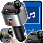 Autoline FM saatja handsfree, Bluetooth 5.0, 3 USB, QC3.0, bassiv&otilde;imendusega