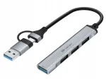 USB jagaja, USB-C, 4 &uuml;hendust, 3.0