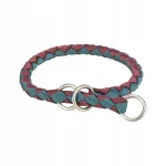 Koera kaelarihm Trixie Cavo, burgundia/petrool, S-M, 35-41 cm, 12 mm