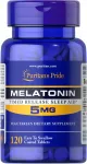 Toidulisand Puritan's Pride Melatoniin koos B6 vitamiiniga 5mg 120 tabletti