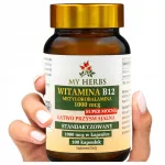 B12-vitamiin Met&uuml;&uuml;lkobalamiin 1000 mcg 100 kapslit