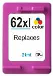 HP 62XL v&auml;rviline tindikassett, sobib Envy 5540, 5640, 7640, OfficeJet 200, 250, 252, 5740, 8040