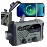Kaasaskantav raadio FM/AM, p&auml;ikesepatarei, k&auml;epide, powerbank ja taskulamp