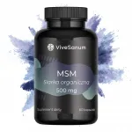 MSM orgaaniline v&auml;&auml;vel 500 mg toidulisand