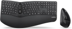 Juhtmevaba ergonoomiline PERIXX PERIDUO-605 klaviatuuri ja hiire komplekt