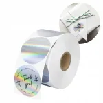 Phomemo M110/M200/M220/M221 &uuml;mmargused 50 mm h&otilde;bedased l&auml;ikivad kleepsud