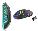Juhtmevaba m&auml;ngurihiir LED RGB valgustusega, 1600 DPI