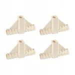 Telgi postide &uuml;hendused, 4 tk, 10,1x6,1 cm, varuosad