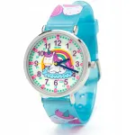 Laste kell Kiddus Time Teacher Happy Unicorn Fluor