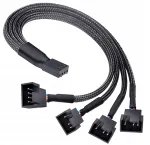 Ventilaatorite jaotus 4 x 3/4 pin PWM arvutile