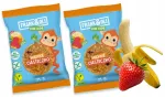 Frank&Oli laste pehmed k&uuml;psised banaani- ja maasikamaitselised, 2 x 35 g